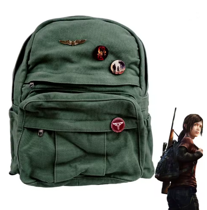 The Last of Us Part I Ellie's Simple Backpack Replica with Pins