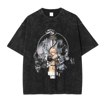 Vinland Saga Anime Inspired Vintage Short Sleeve Top