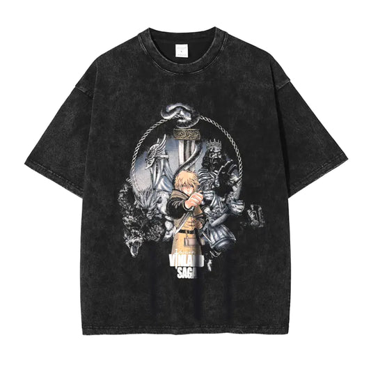 Vinland Saga Anime Inspired Vintage Short Sleeve Top