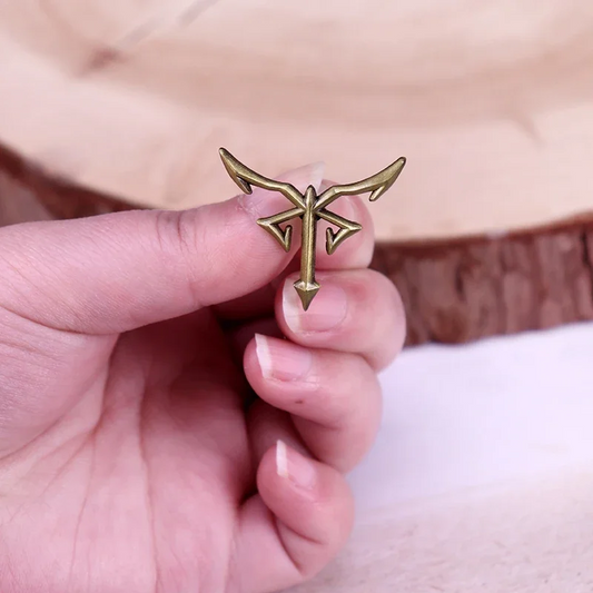 Los Iluminados Logo Badge Residen Evil 4 Video Game Inspired Enamel Pin