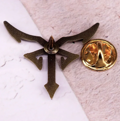 Los Iluminados Logo Badge Residen Evil 4 Video Game Inspired Enamel Pin