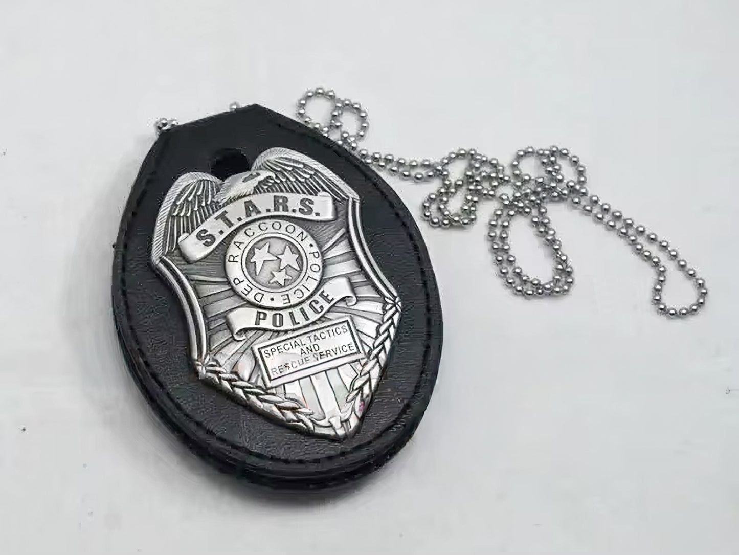 Resident Evil Leon Kennedy Raccoon City Badge STARS Police Cosplay Model