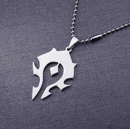 World Of Warcraft Stainless Steel Pendant Necklace