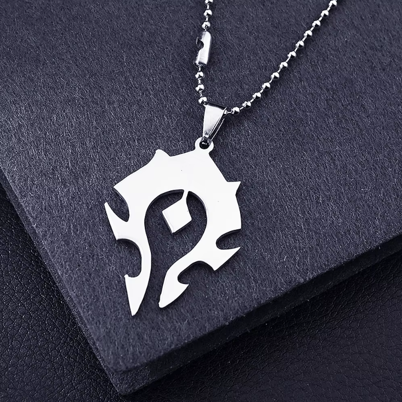 World Of Warcraft Stainless Steel Pendant Necklace