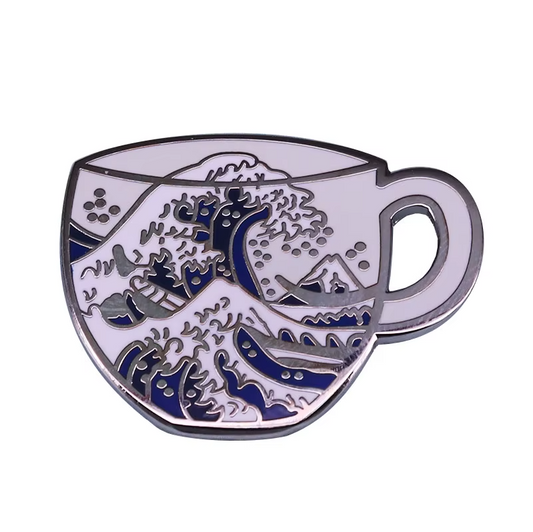 Tea Cup Vintage Enamel Pin