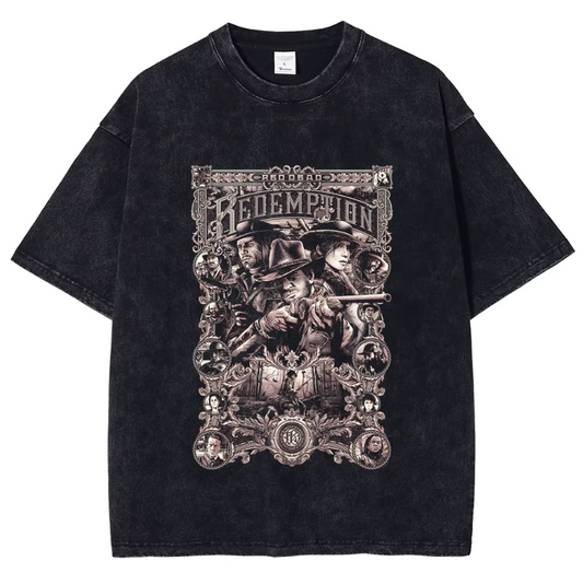 Red Dead Redemption Premium Washed Tshirt