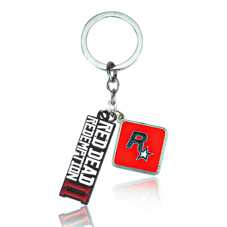 Red Dead Redemption II Metal Keychain Rockstar Games