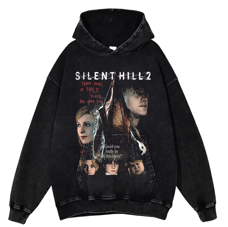 Sildent Hill 2 Video Game Vintage Cotton Hoodie