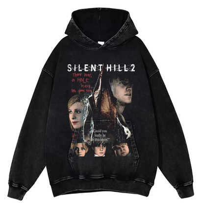 Sildent Hill 2 Video Game Vintage Cotton Hoodie