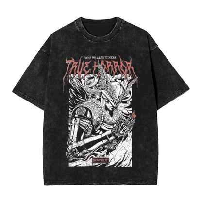 Malenia Blade Of Miquella Washed Vintage Tshirt - S Available at 2Fast2See.co