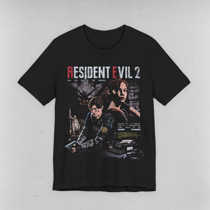 Resident Evil 2 RPD Theme Game Tshirt