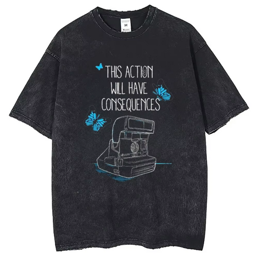 Life Is Strange This Action Will Have Concequences Soft Cotton Tee