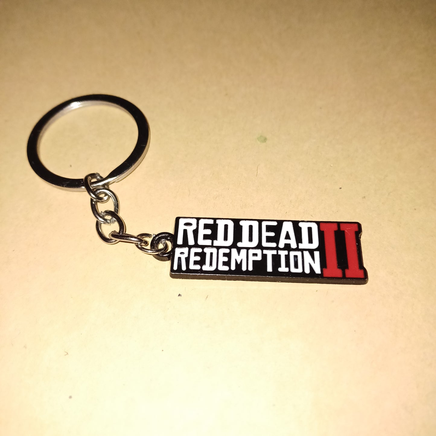 Red Dead Redemption II Silver Keychain