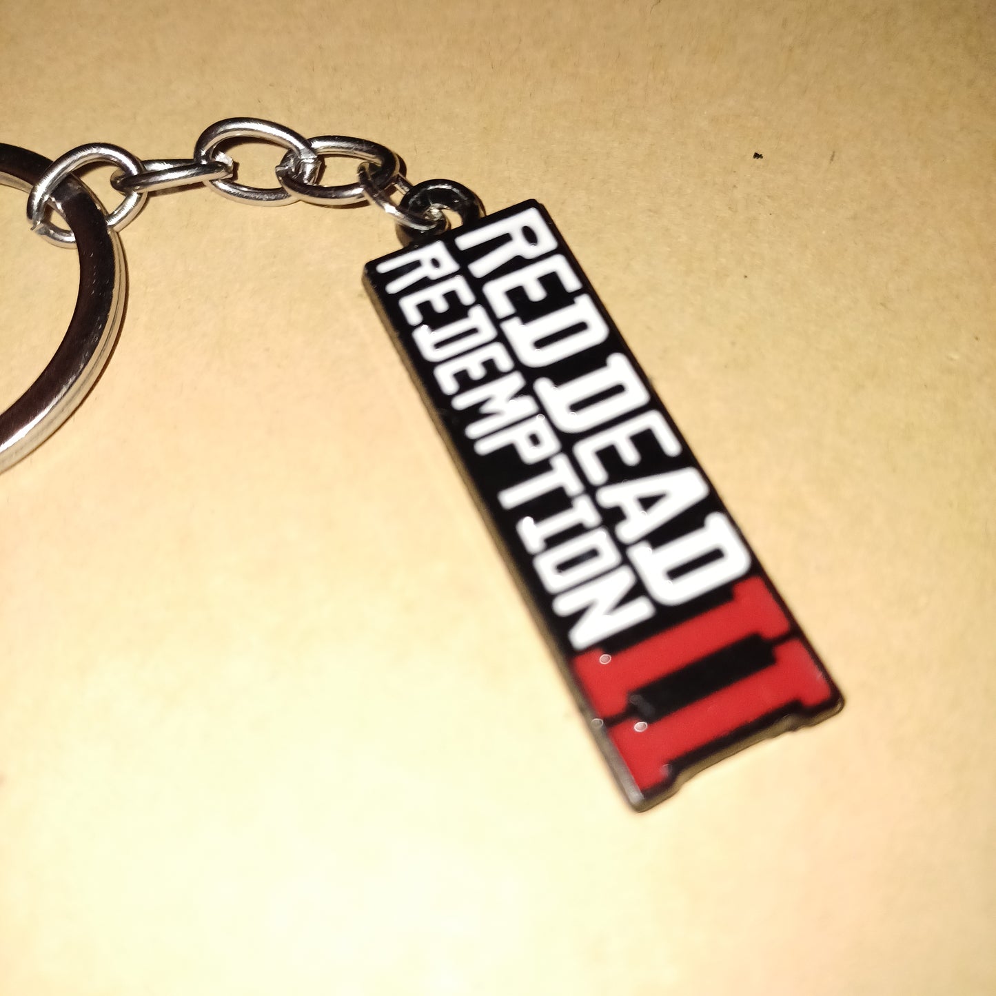 Red Dead Redemption II Silver Keychain