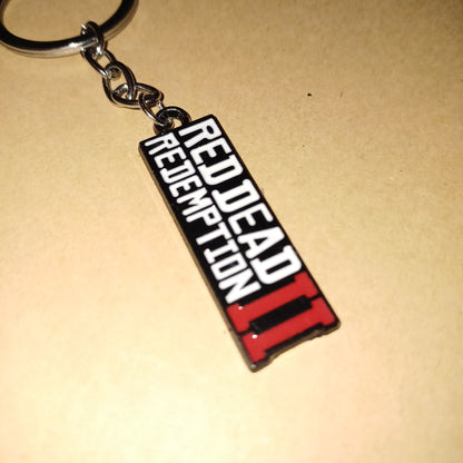 Red Dead Redemption II Silver Keychain