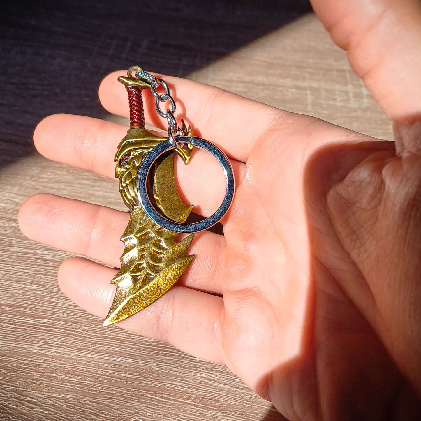God of War Video Game Blade of Chaos Keychain