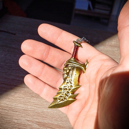 God of War Video Game Blade of Chaos Keychain