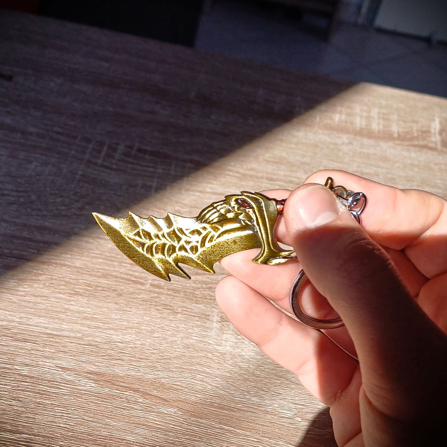 God of War Video Game Blade of Chaos Keychain