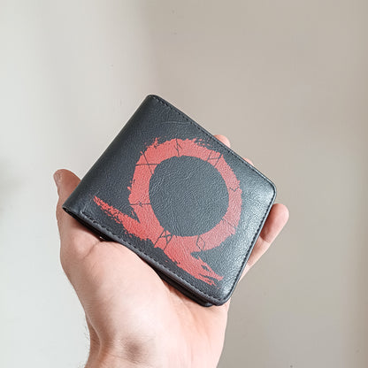 God of War Game Inspired Logo Kratos PU Leather Wallet - Default Title Available at 2Fast2See.co