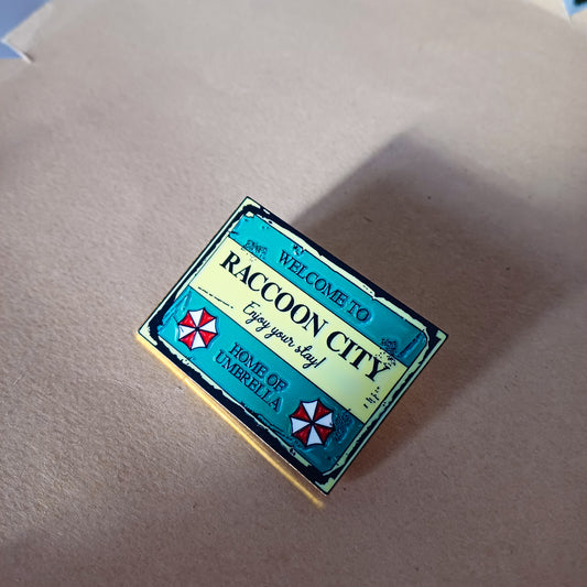 Resident Evil Welcome to Raccoon City Horror Enamel Pin - Default Title Available at 2Fast2See.co