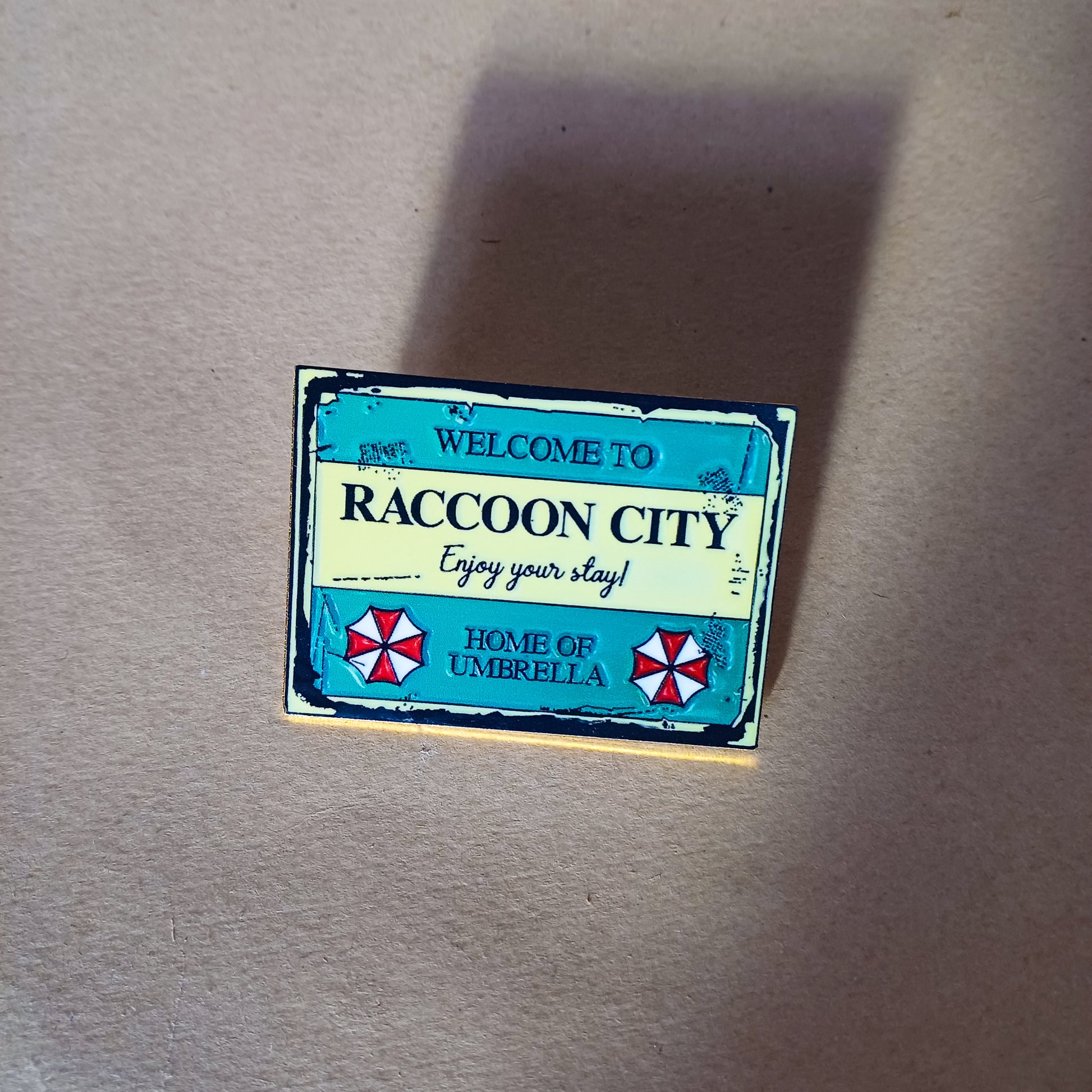 Resident Evil Welcome to Raccoon City Horror Enamel Pin - Default Title Available at 2Fast2See.co
