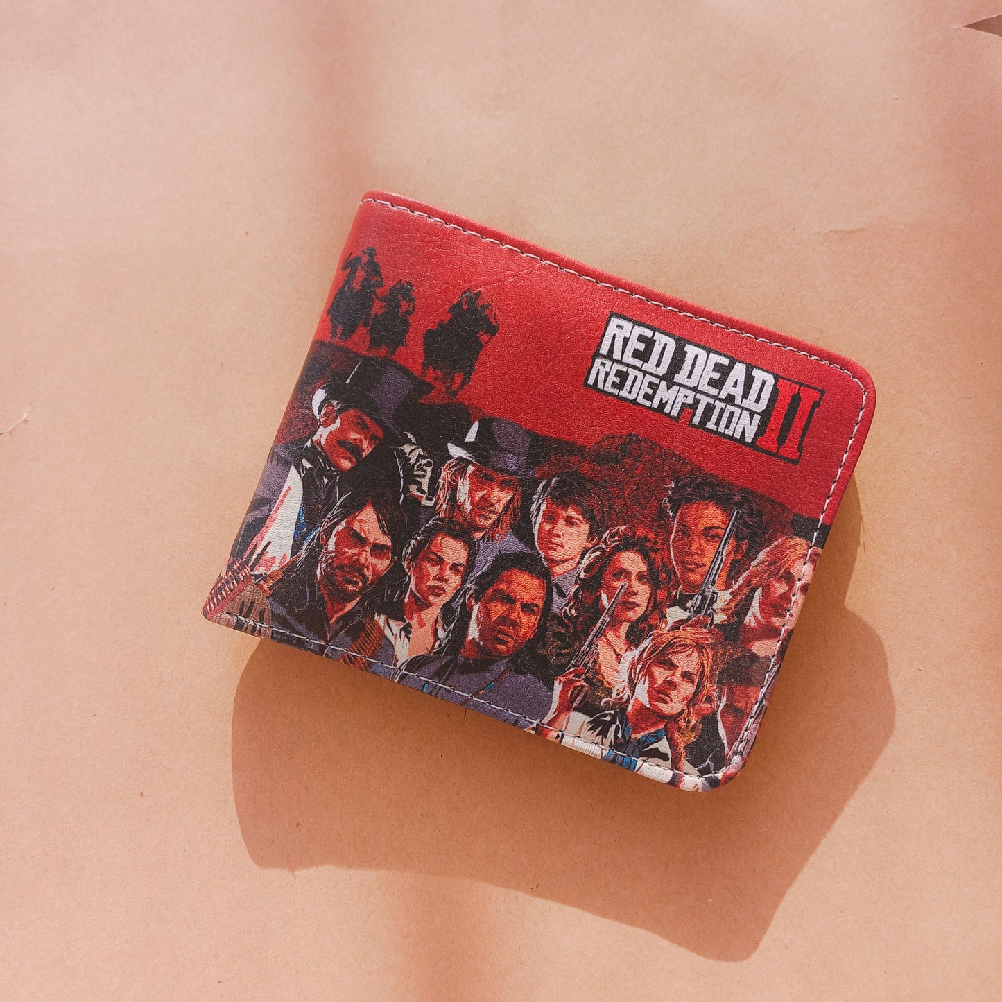 Red Dead Redemption 2 Inspired Leather Wallet - Default Title Available at 2Fast2See.co