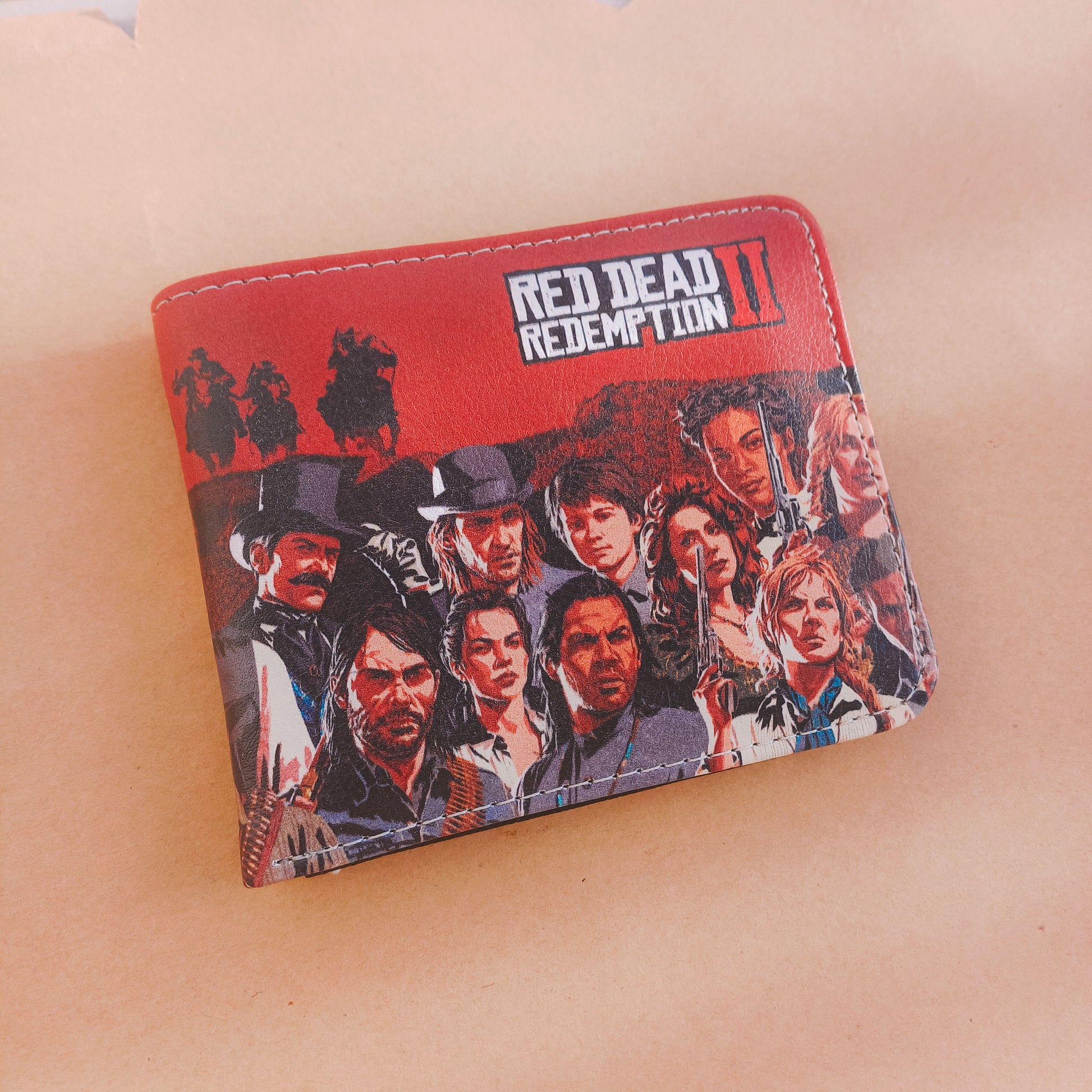 Red Dead Redemption 2 Inspired Leather Wallet - Default Title Available at 2Fast2See.co