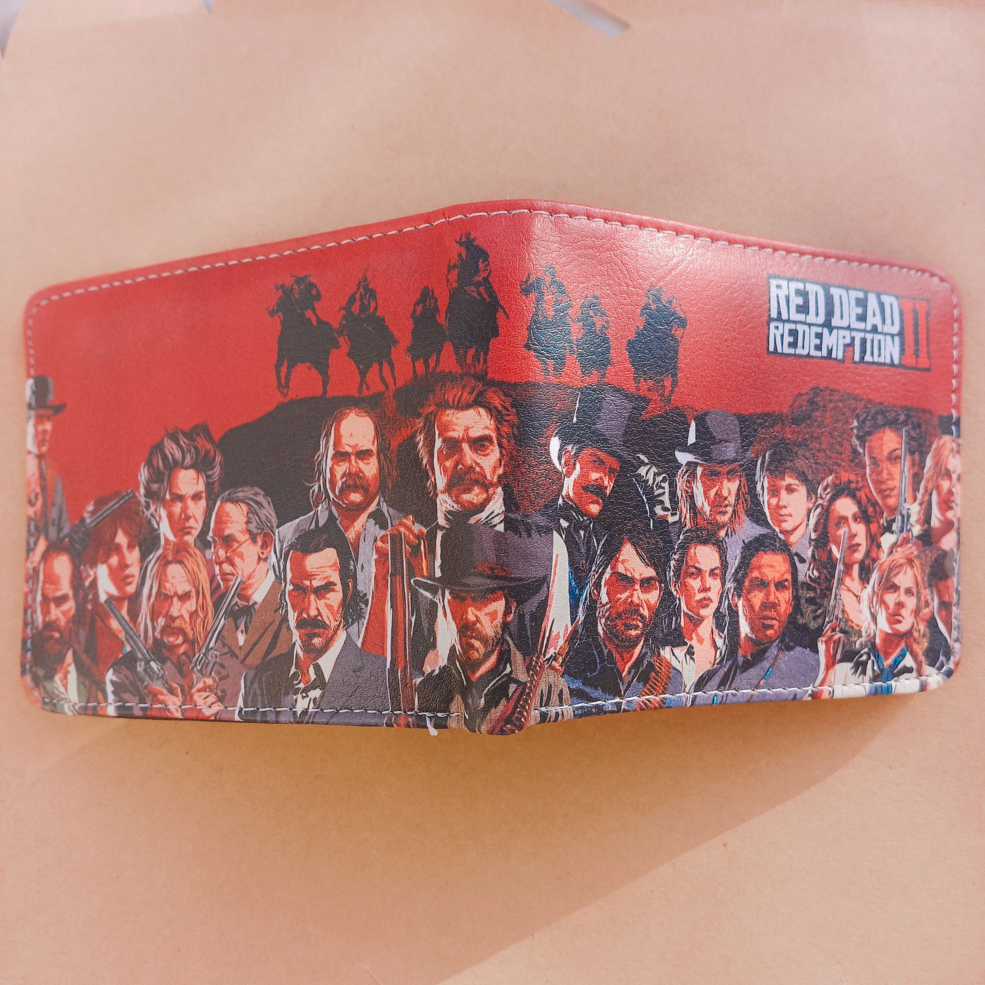 Red Dead Redemption 2 Inspired Leather Wallet - Default Title Available at 2Fast2See.co