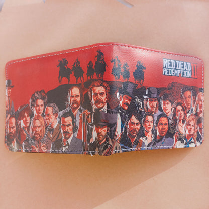 Red Dead Redemption 2 Inspired Leather Wallet - Default Title Available at 2Fast2See.co