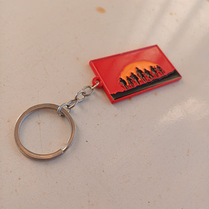 Red Dead Redemption II Game Metalic Custom Keychain - Default Title Available at 2Fast2See.co