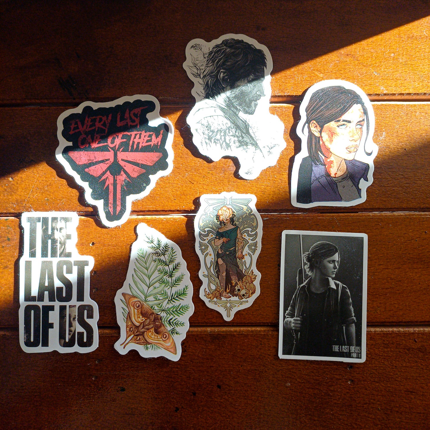 The Last of Us Part II Cartoonish & Aesthetic Stickers