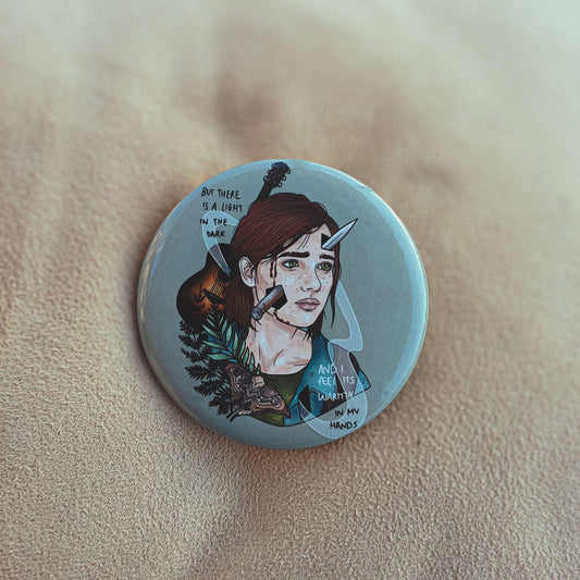 The Last of Us Ellie Pin There Is a Light in The Dark Brooch