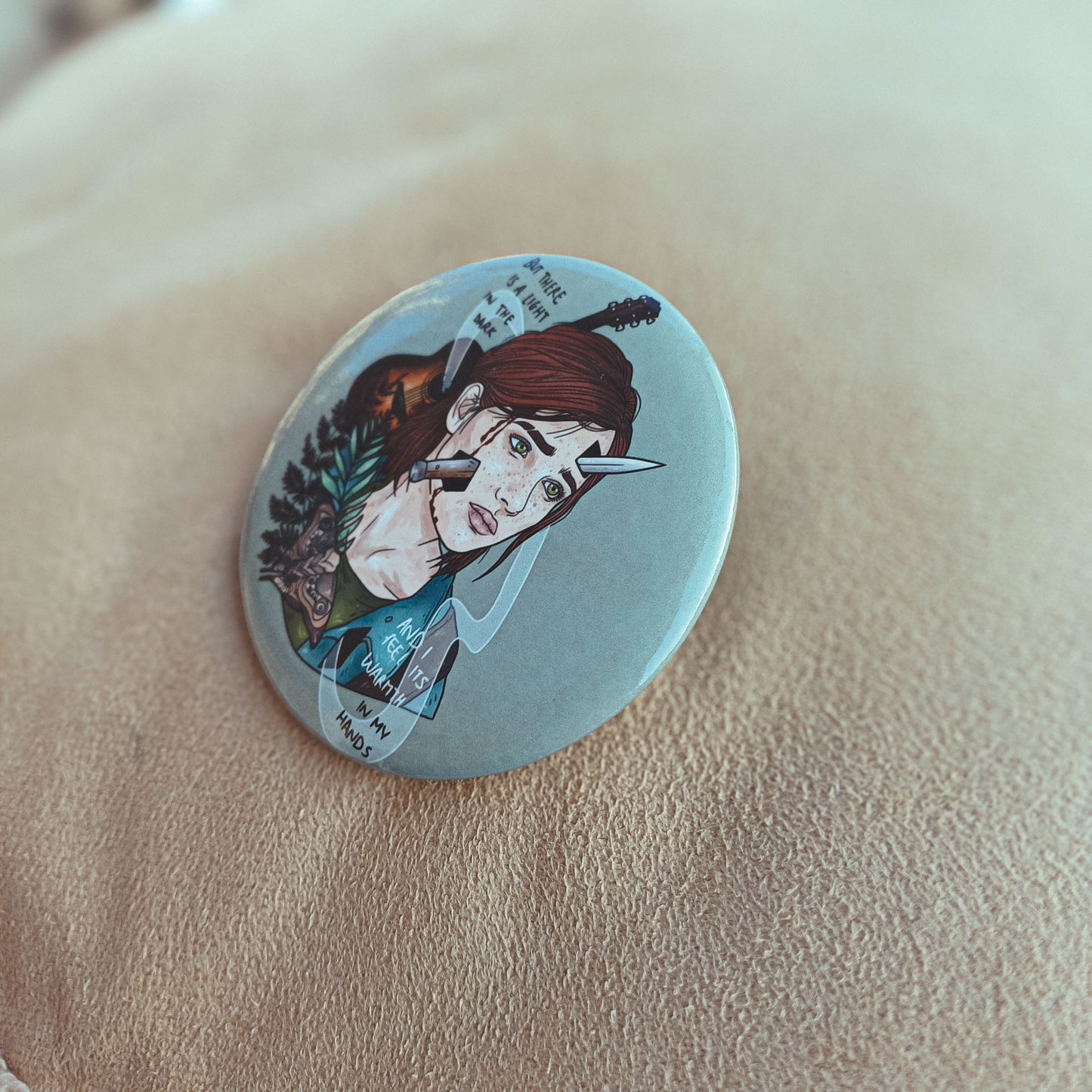 The Last of Us Ellie Pin There Is a Light in The Dark Brooch
