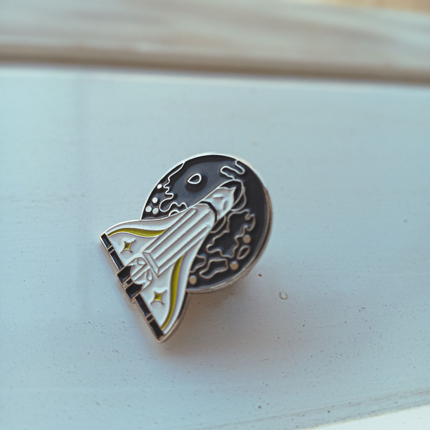 The Last of Us Rocket Ship Metallic Pin