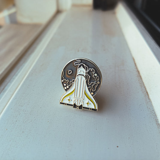The Last of Us Rocket Ship Metallic Pin