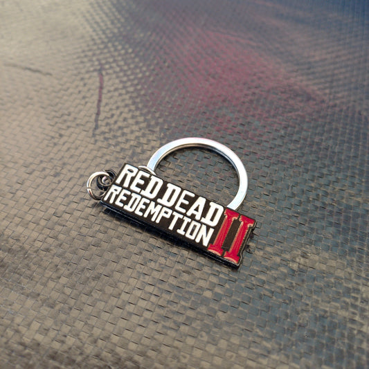 Red Dead Redemption II Silver Keychain