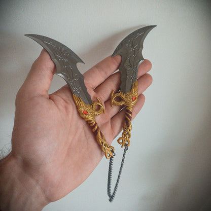 God of War 15cm Double Blades of Chaos with Big Chain