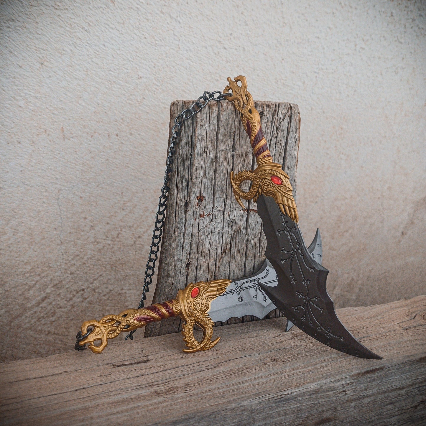 God of War 15cm Double Blades of Chaos with Big Chain