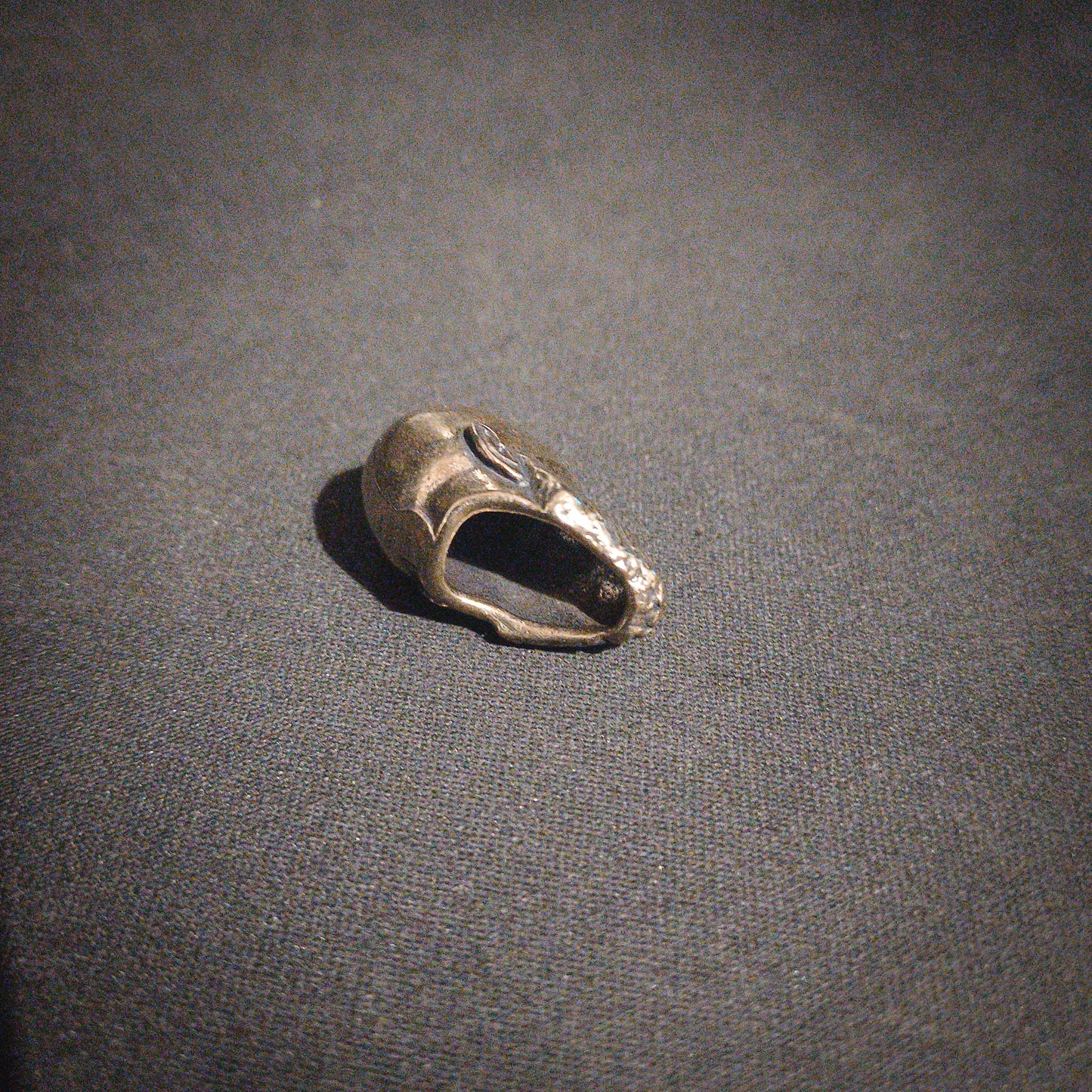 God of War White Brass Kratos Head Charm Accessory