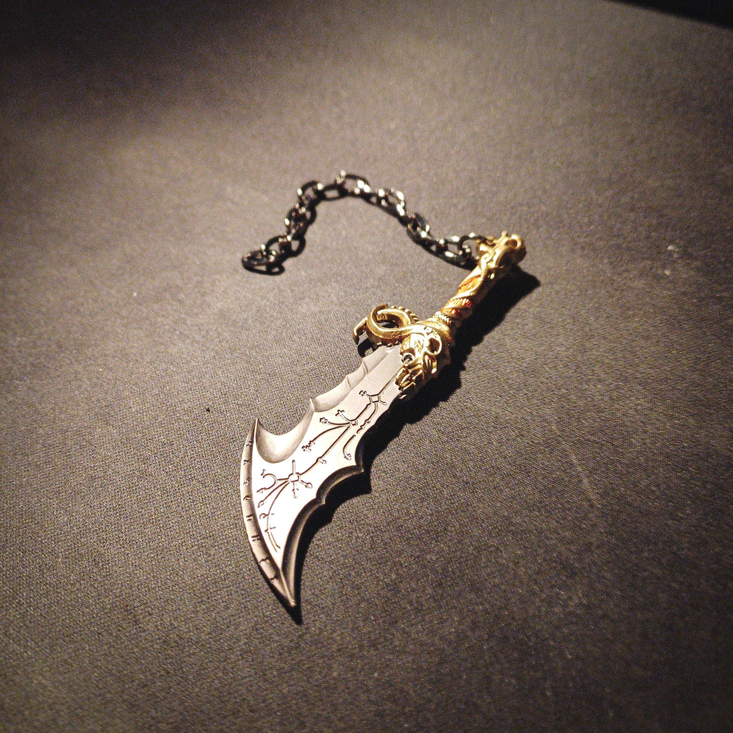 God of War 5 Ragnarok Blade of Chaos Keychain with Clasp