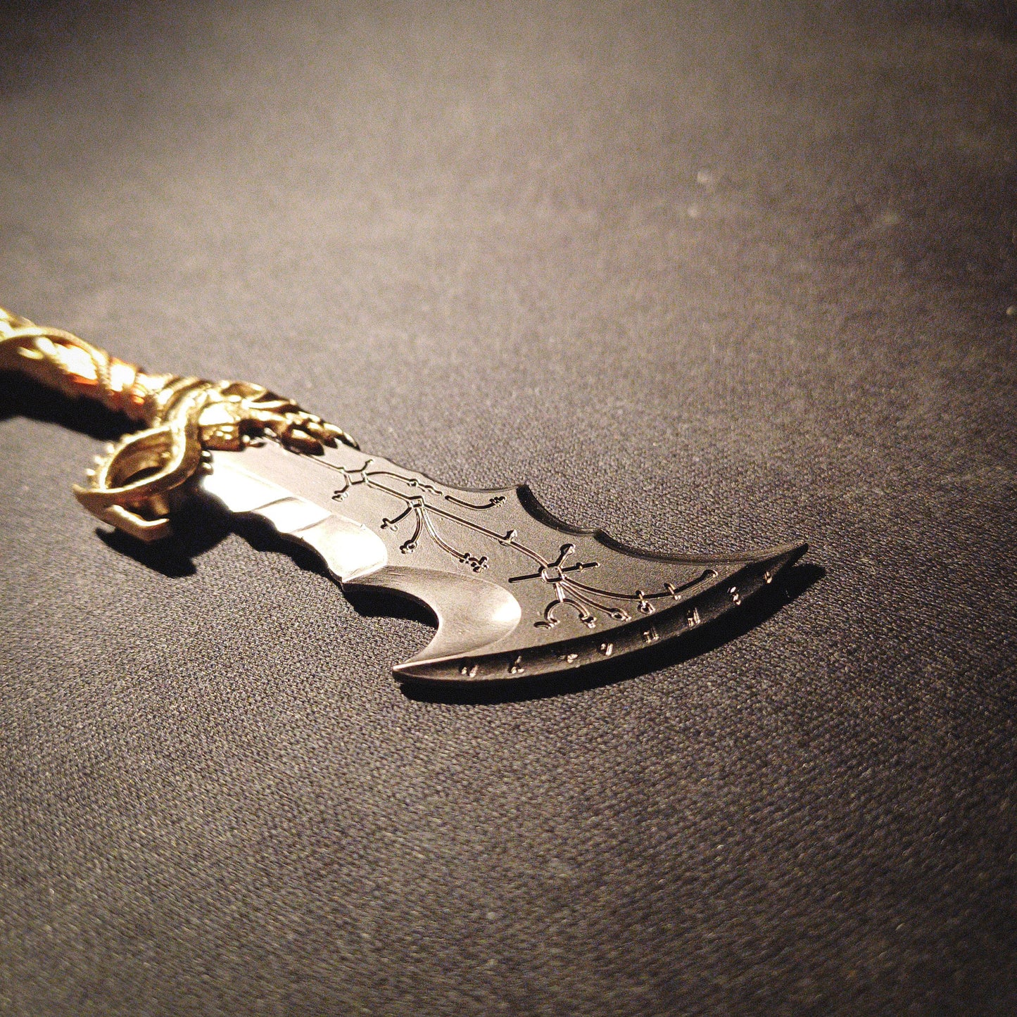 God of War 5 Ragnarok Blade of Chaos Keychain with Clasp