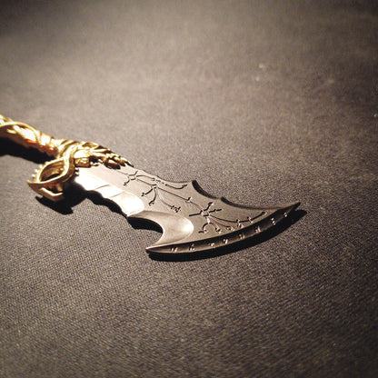 God of War 5 Ragnarok Blade of Chaos Keychain with Clasp