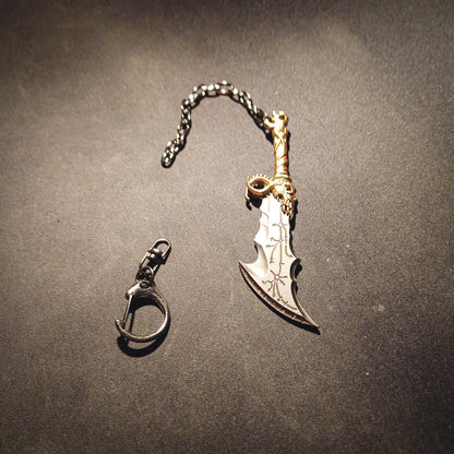God of War 5 Ragnarok Blade of Chaos Keychain with Clasp