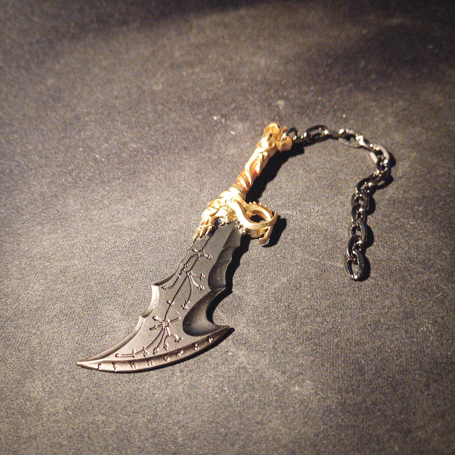 God of War 5 Ragnarok Blade of Chaos Keychain with Clasp