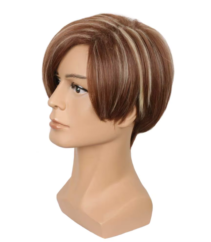 Resident Evil Biohazard Leon Scott Kennedy Cosplay Wig