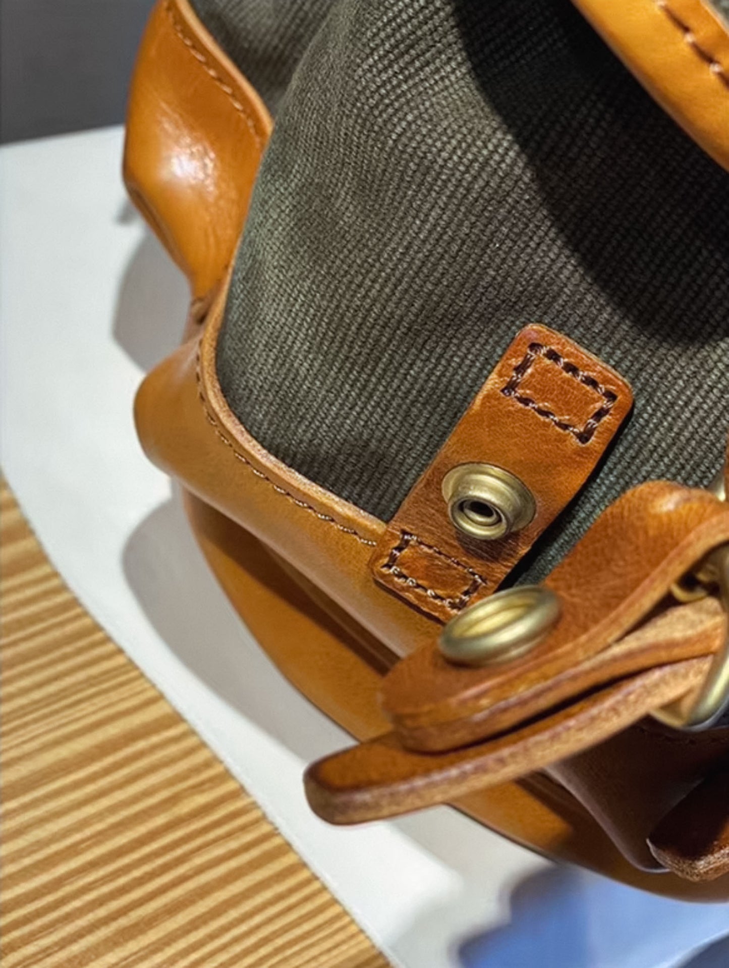 The Last of Us Part II Abby Anderson Custom Leather Survival Backpack