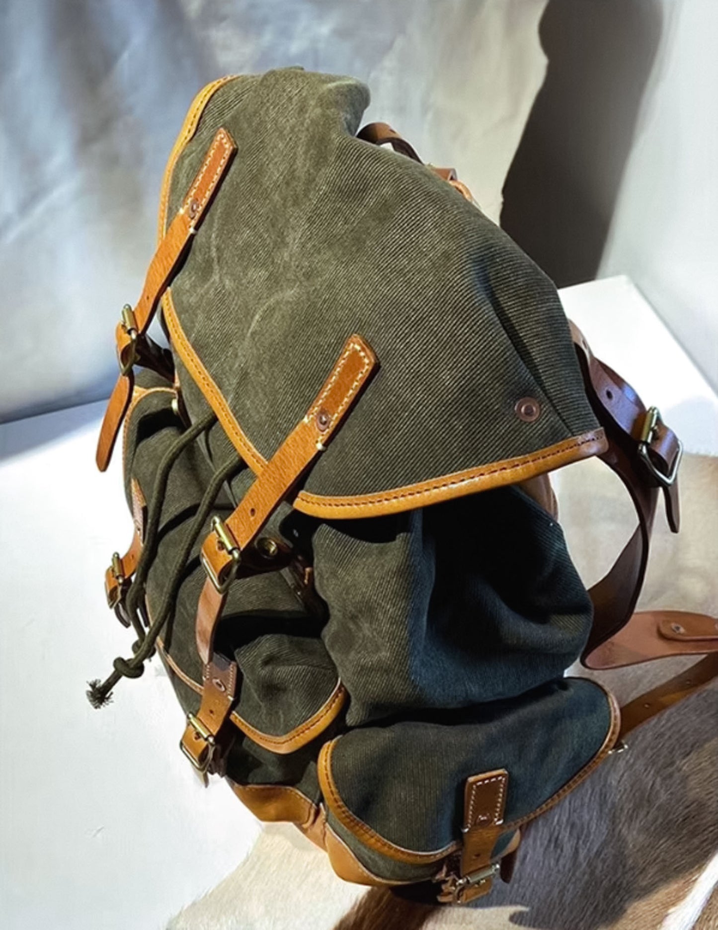 The Last of Us Part II Abby Anderson Custom Leather Survival Backpack
