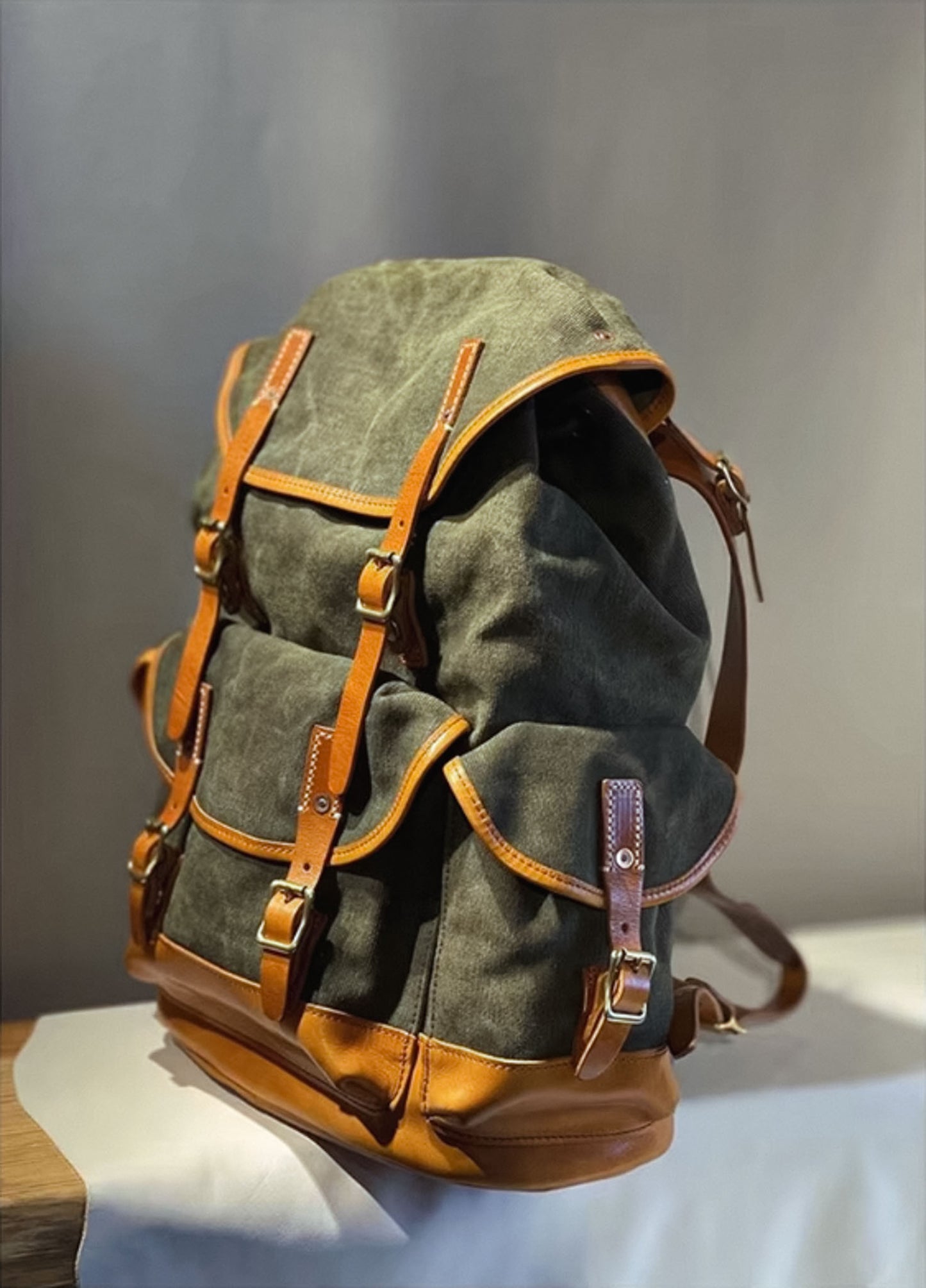 The Last of Us Part II Abby Anderson Custom Leather Survival Backpack