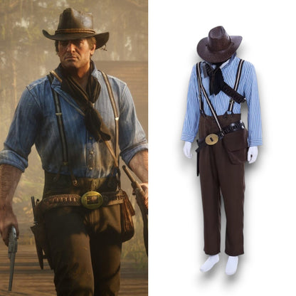 Red Dead Redempion 2 Arthur Morgan Cosplay Costume Set