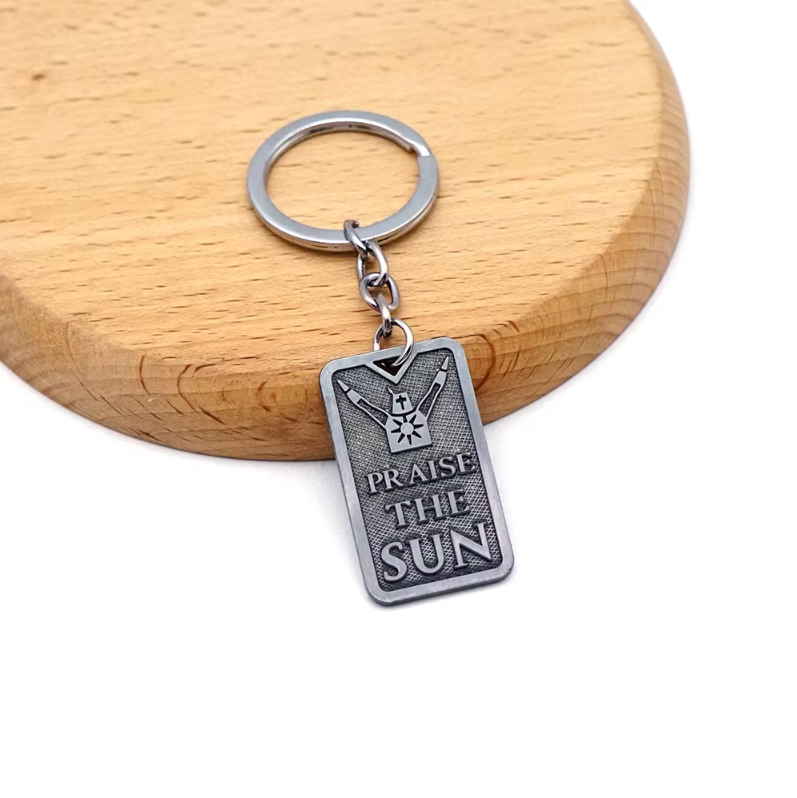 Dark Souls Steel Praise the Sun! Knight of Sunlight Keychain